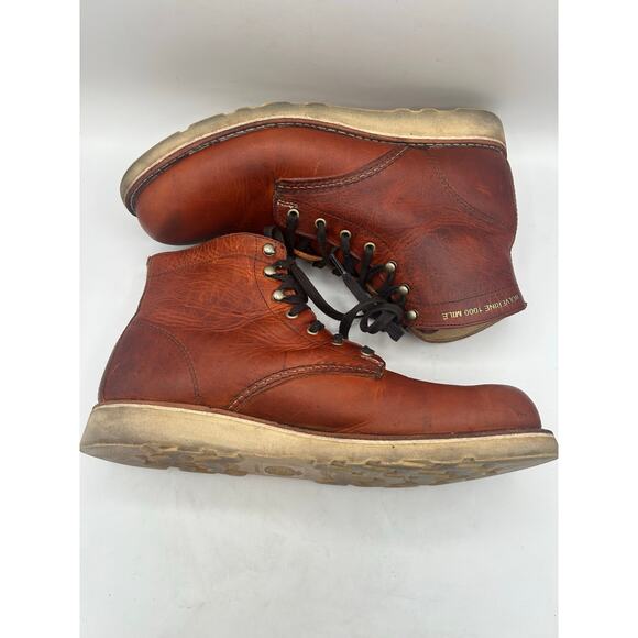 Wolverine 1000 Mile X Buffalo Trace Brown Tan Leather Lace Up Boots Men’s 10 - Picture 9 of 15